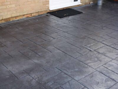 Cottingham pressed concrete driveway