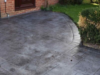 Coloured concrete driveway Cottingham