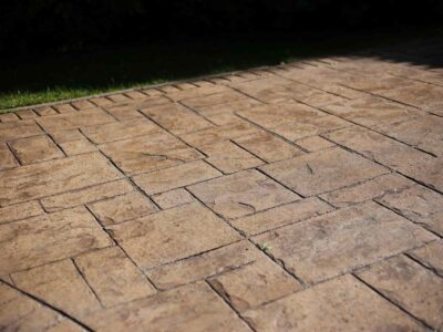 Cottingham patterned concrete driveway