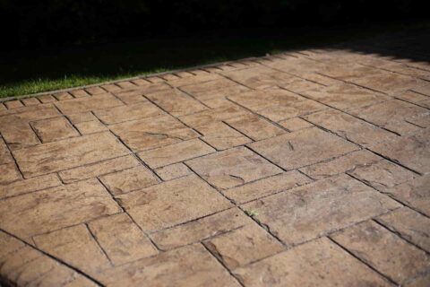 Imprinted Concrete Driveway Cottingham